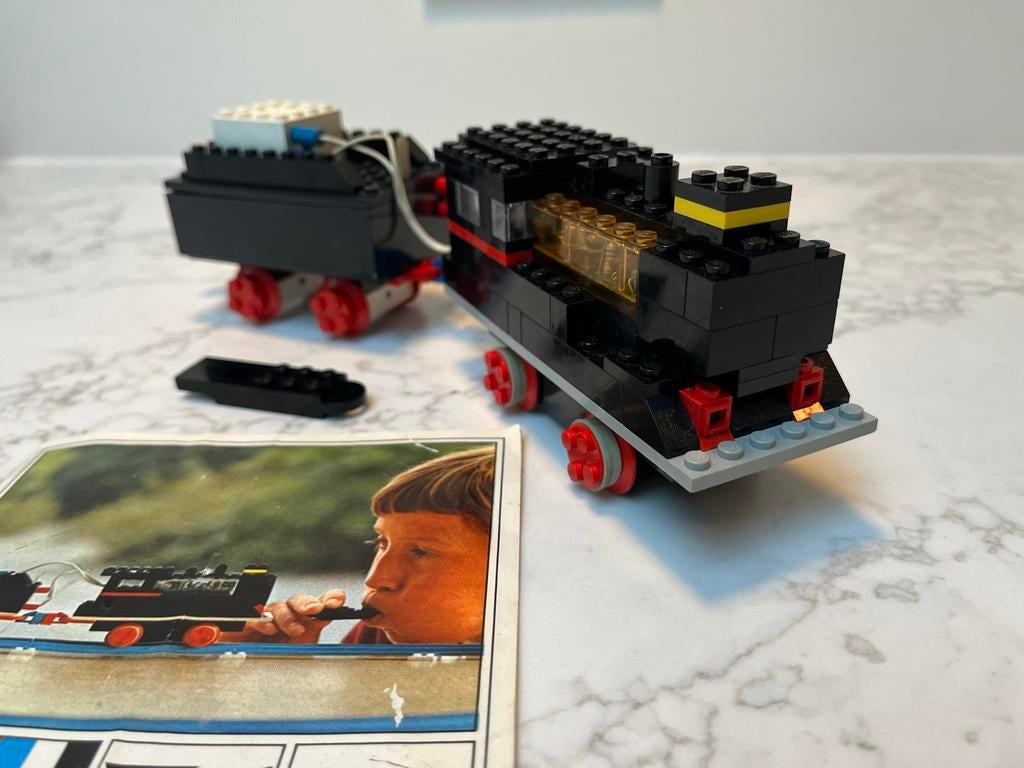 Lego Trein 118 met fluitje en instructies, Gebruikt, Overige thema's, Lego, Ophalen of Verzenden