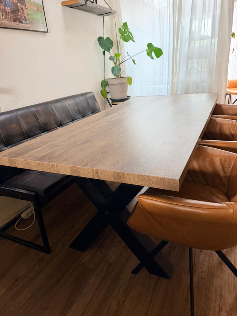 Eettafel + salonttafel samen te koop, Ophalen