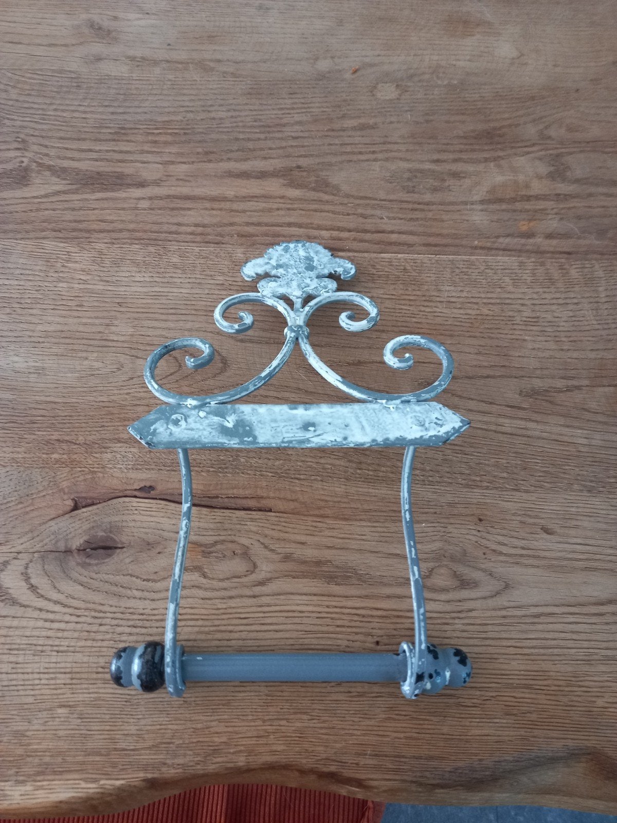 Brocante toiletrolhouder - Antiek look, Ophalen of Verzenden