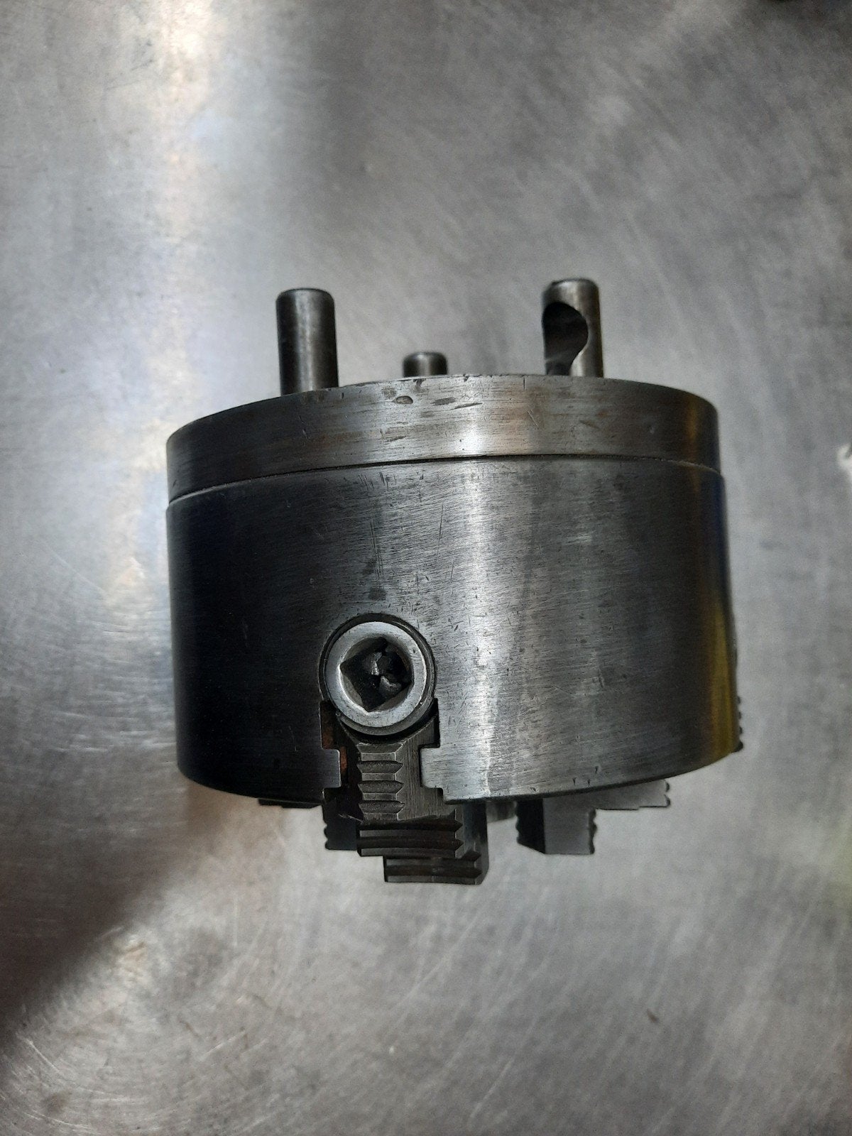 Onafhankelijke 4 klauw D1/4 camlock., Ophalen of Verzenden, Metaaldraaibank