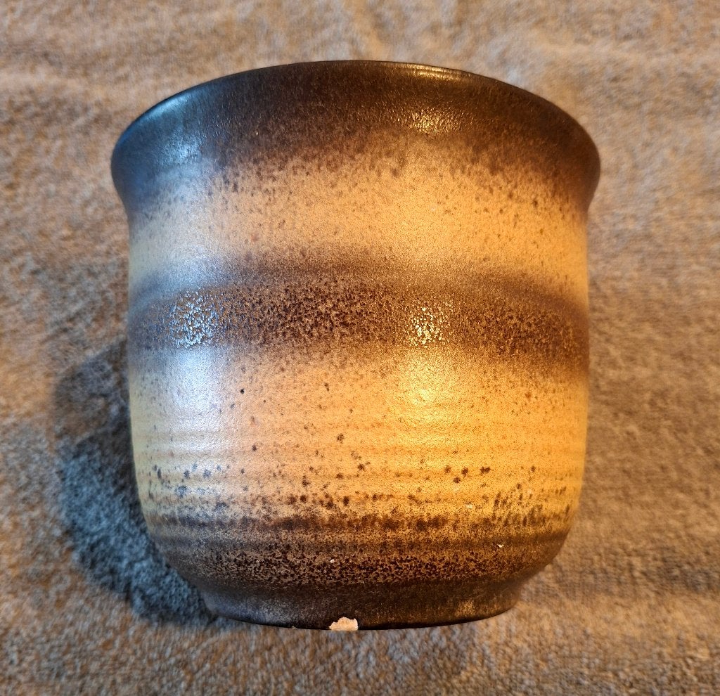 Originele Scheurich West Germany Bloempot 807-14, Gebruikt, Rond, Ophalen of Verzenden, Aardewerk