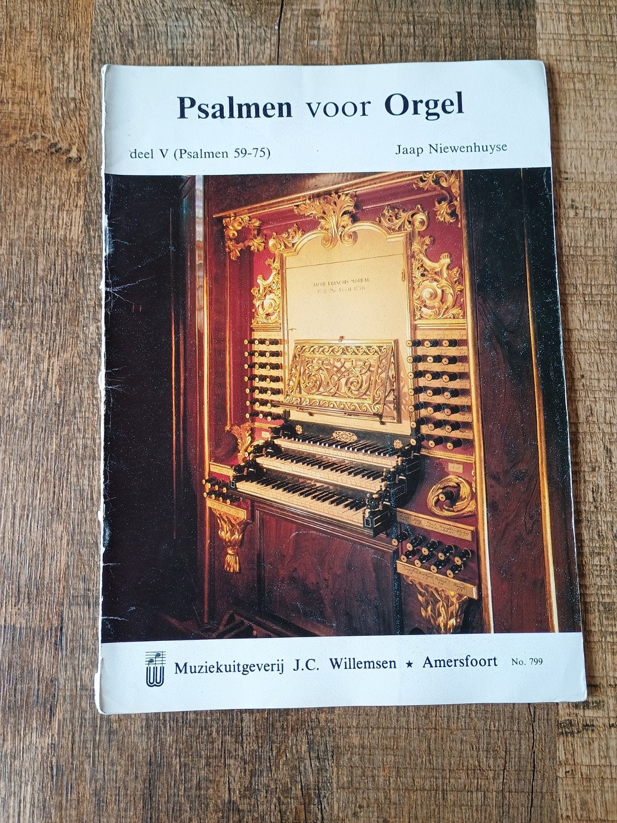Psalmen voor orgel - Deel 5 - Jaap Niewenhuyse, Muziek en Instrumenten, Bladmuziek, Orgel, Gebruikt, Ophalen of Verzenden, Religie en Gospel