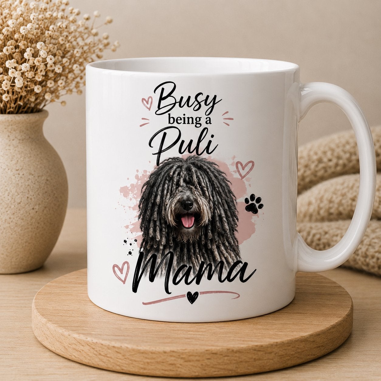 Busy being a Puli Mama - Mok, Verzenden, Nieuw