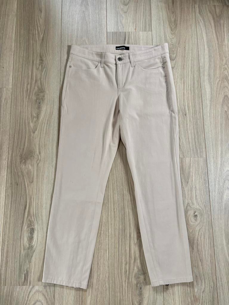 Beige Cambio broek - maat 38, Maat 38/40 (M), Beige, Ophalen of Verzenden, Zo goed als nieuw