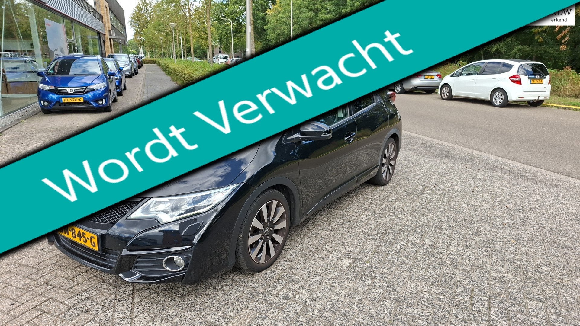 Honda Civic 1.4 Elegance 100pk 5-deurs 2e eig. Clima Cruise, Voorwielaandrijving, Stof, Gebruikt, Euro 6
