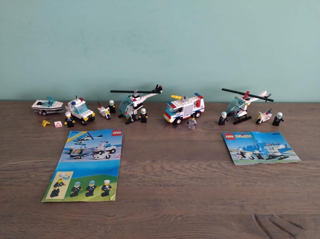 Lego Legoland Town 6354 6614 6664 police, Ophalen of Verzenden, Gebruikt, Complete set, Lego