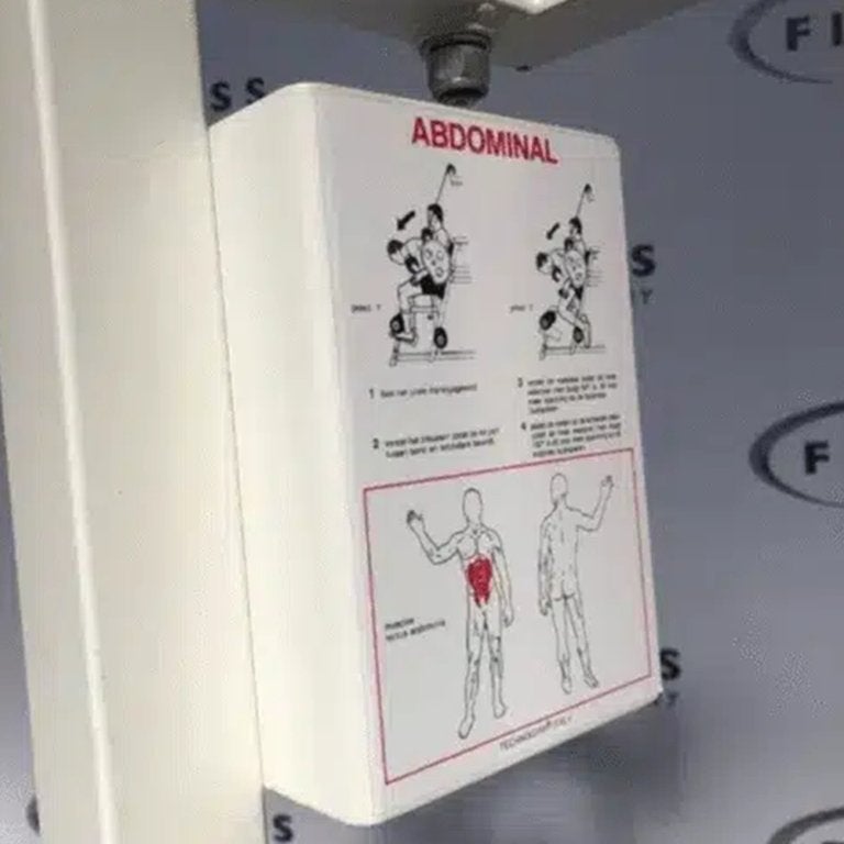 Technogym – Isotonic – Abdominal, Sport en Fitness, Ophalen of Verzenden, Gebruikt, Rug, Overige typen