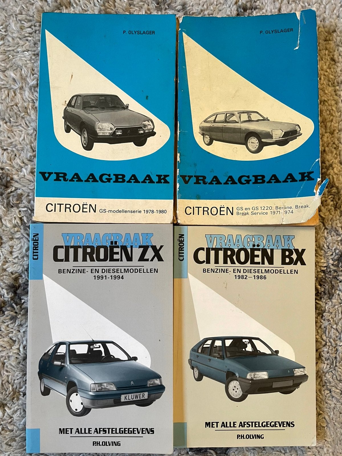 Vraagbaak Citroën Citroen GS, BX, ZX Kluwer Olving, Ophalen of Verzenden
