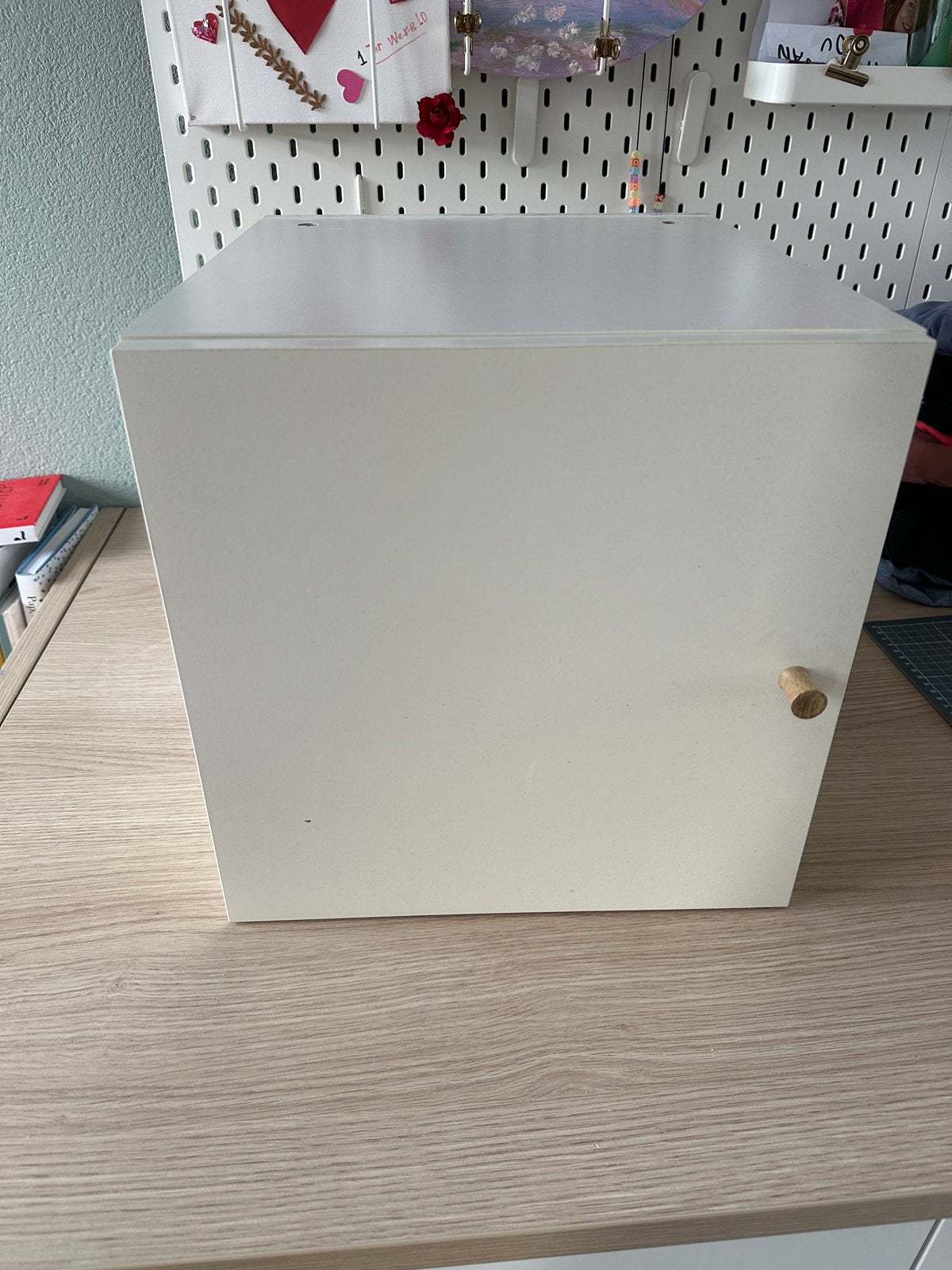 Ikea Kallax inzet met deur, Ophalen of Verzenden, Zo goed als nieuw