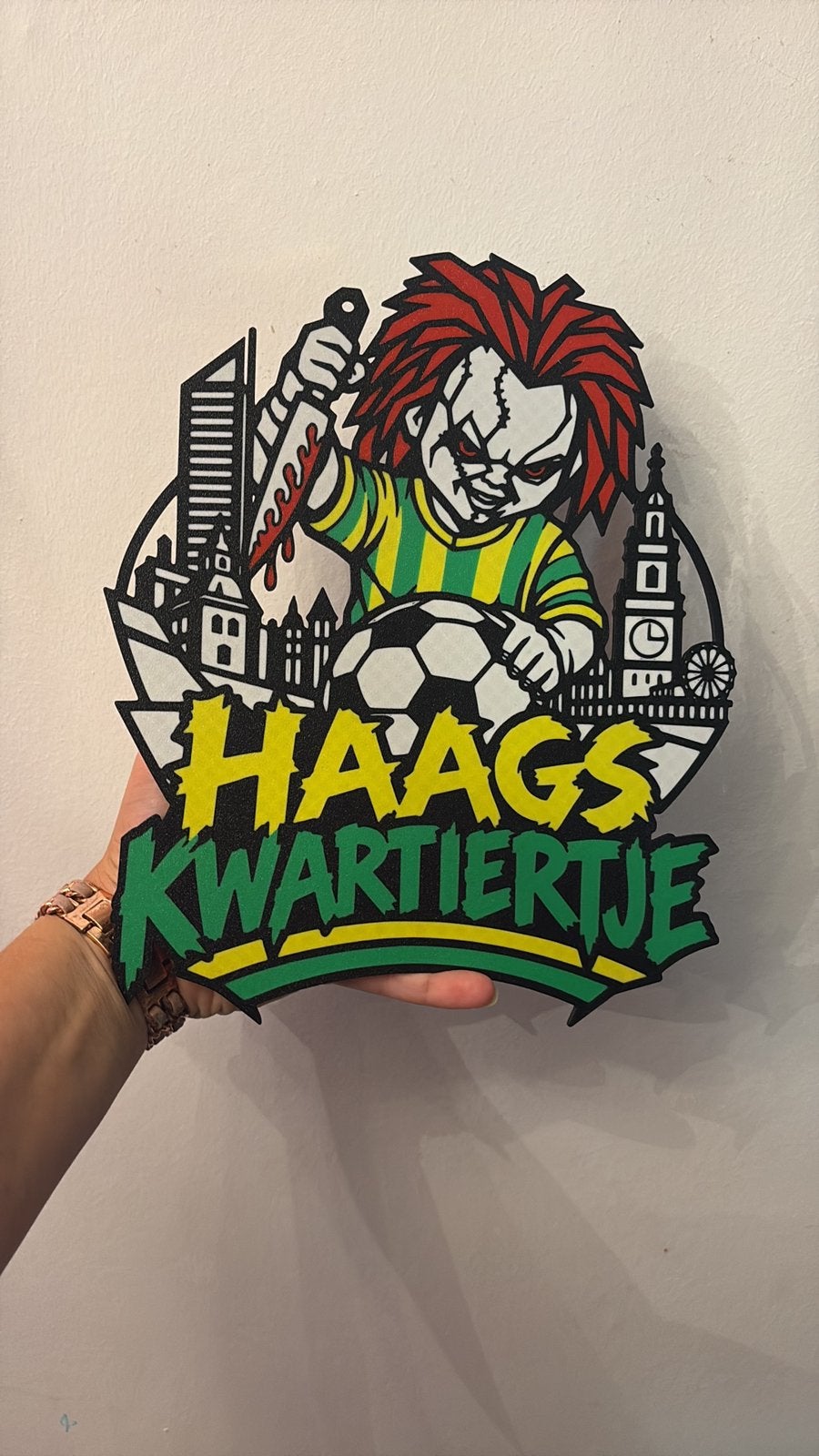 3D geprint Haags kwartiertje Chucky, Ophalen of Verzenden, Nieuw