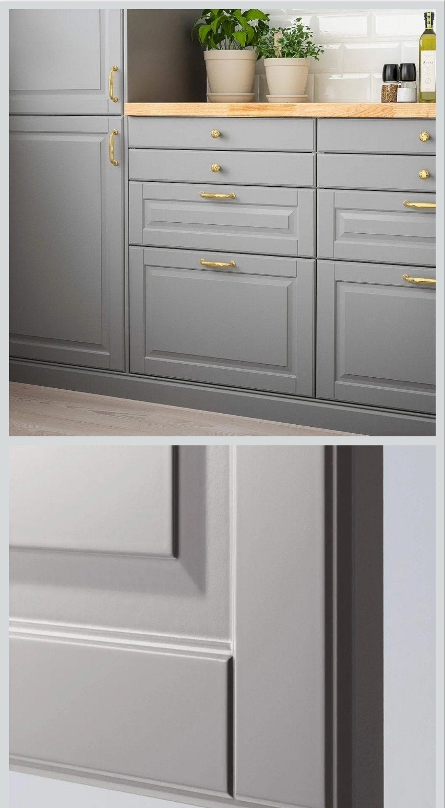 Gezocht ikea Keukenfront bodbyn grijs 60x140, Ophalen of Verzenden, Zo goed als nieuw, Grijs, Overige typen