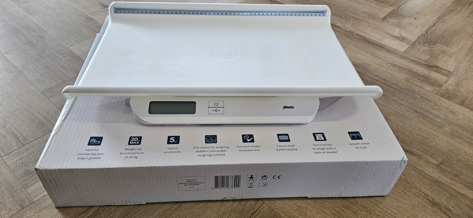 Alecto BC-10 Babyweegschaal, Ophalen of Verzenden, Zo goed als nieuw