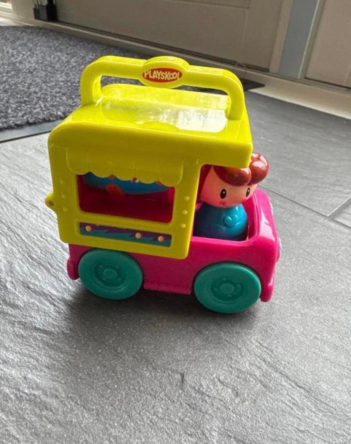 Playskool speelgoedauto met figuur, Ophalen of Verzenden, Gebruikt, Auto of Voertuig