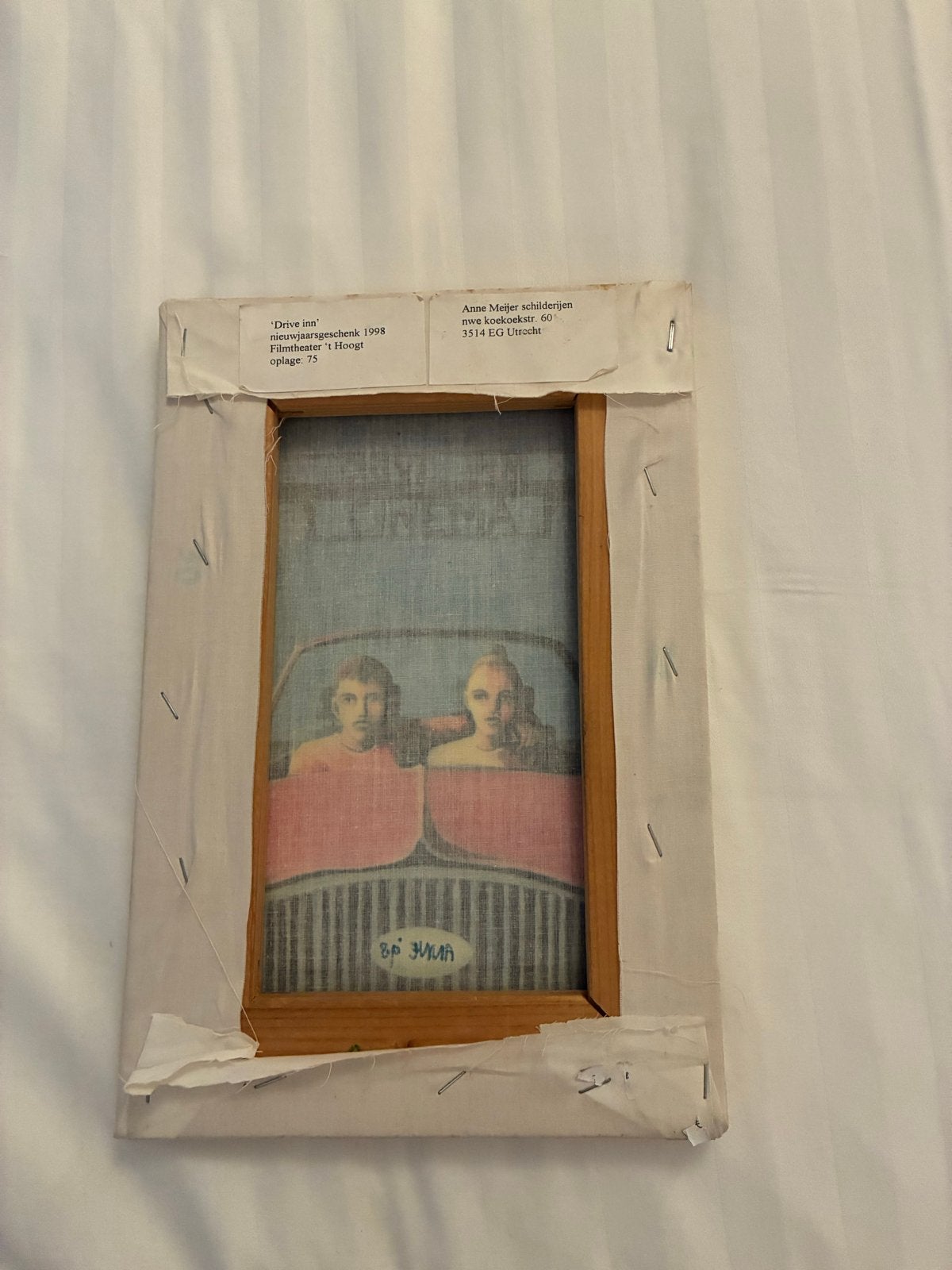 Anne Meijer - Drive Inn (1998) - oplage 75 - kunstwerk, Ophalen