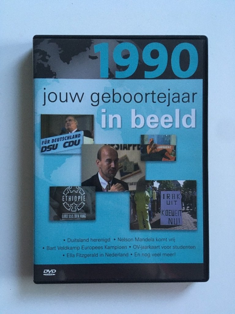 Dvd 1990 jouw geboortejaar in beeld, Alle leeftijden, Ophalen of Verzenden, Zo goed als nieuw