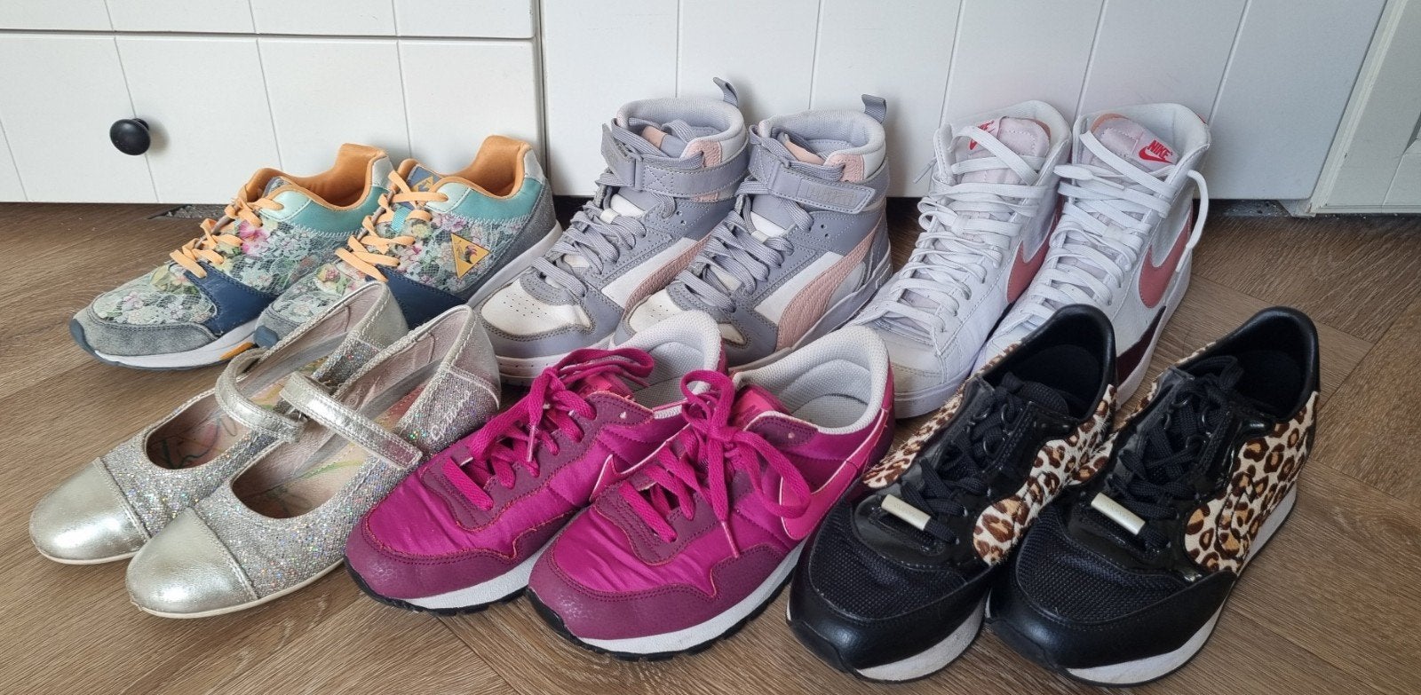 gymschoen 34 35 36 37 glitter nike cruyff le coq sportif, Ophalen, Meisje, Schoenen