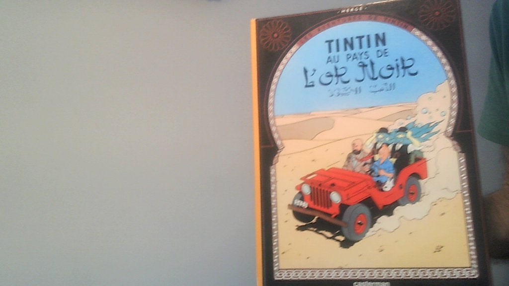 kuifje hardcover tintin au pays de lor noir  ( frans ) herge, Eén stripboek, Ophalen of Verzenden, Zo goed als nieuw