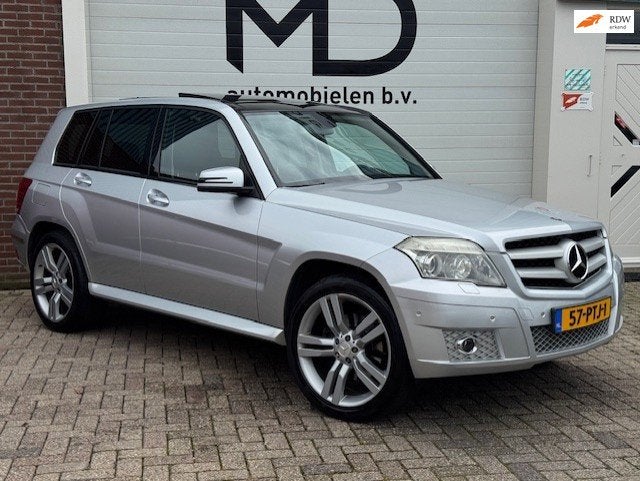 Mercedes-Benz GLK-klasse 350 4-Matic -Panoramadak-Trekhaak, Auto's, Automaat, Gebruikt, Zwart, Automatische klimaatregeling