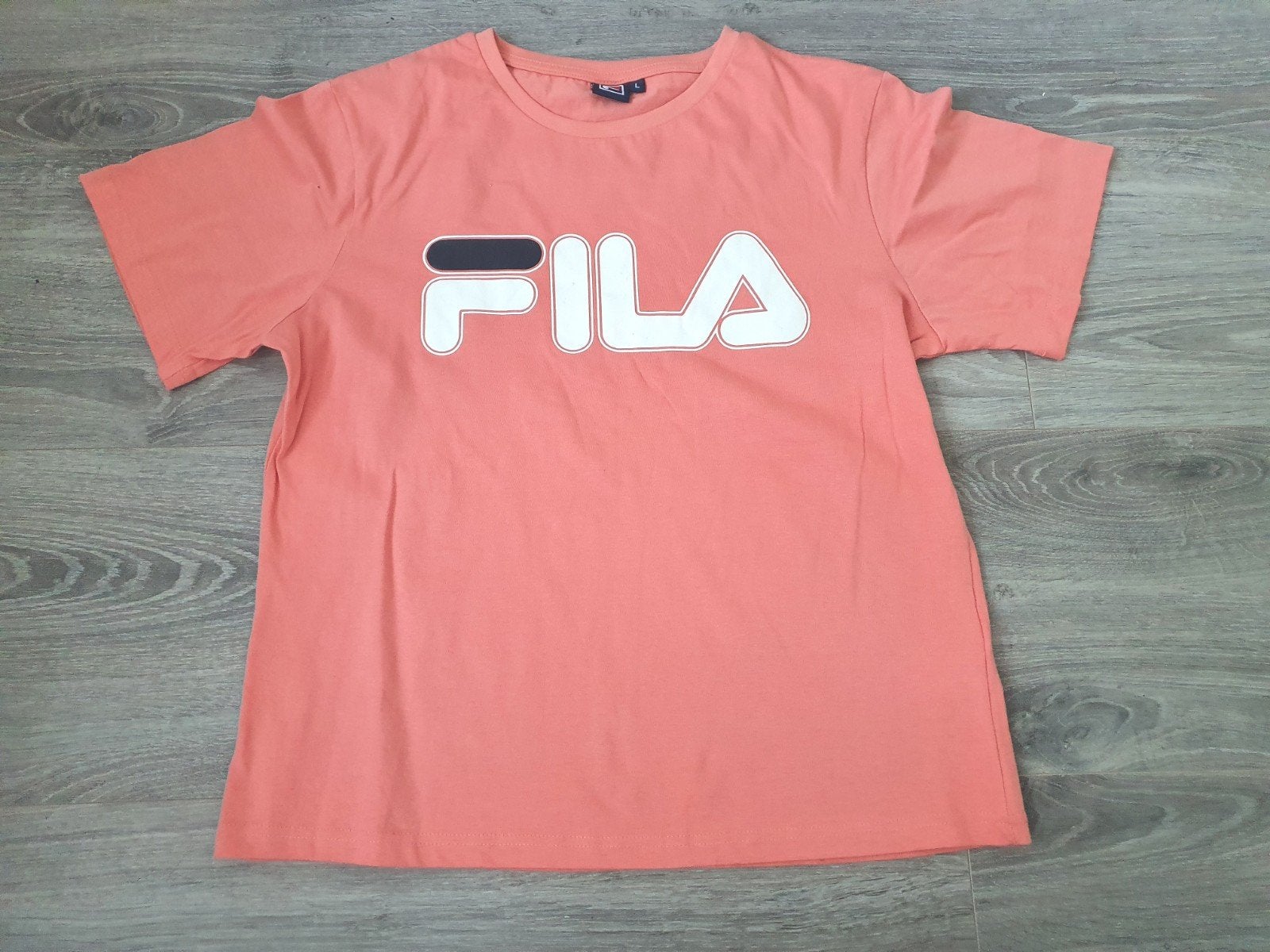 Fila T-shirt Koraalrood roze Maat L - Zo goed als nieuw, Overige kleuren, Maat 42/44 (L), Ophalen of Verzenden, Zo goed als nieuw
