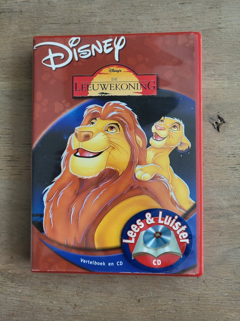 Disney De Leeuwenkoning Lees & Luister Vertelboek en CD, Gebruikt, Alle leeftijden, Overige typen, Inclusief boekje