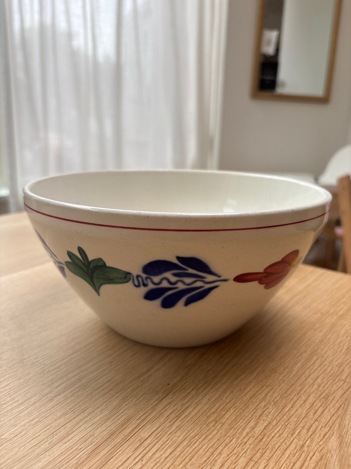 Vintage Boch Frères Keramis 'Boerenbont' kom, Ophalen of Verzenden
