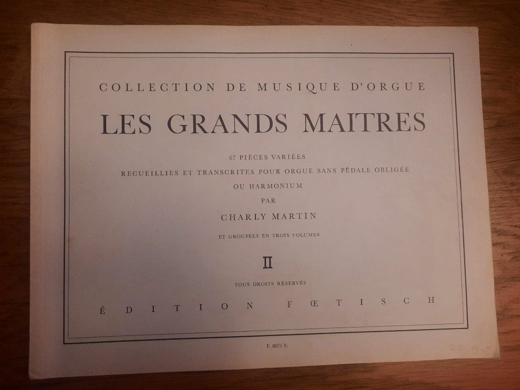 Les Grands Maitres, Orgel, Verzenden, Klassiek, Overige soorten