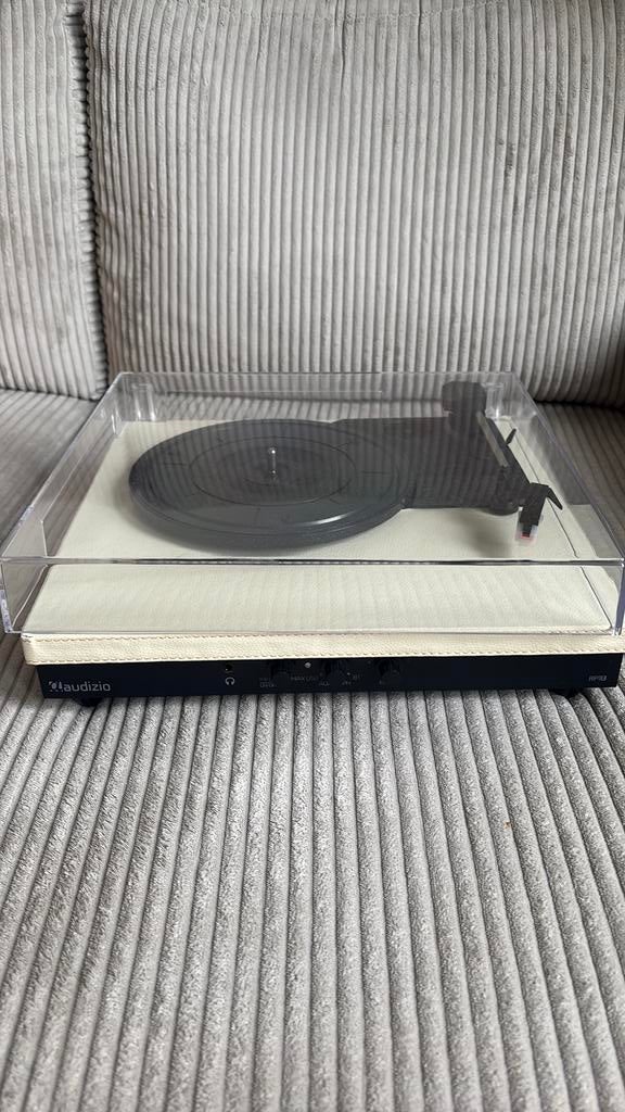 audizio platenspeler met beschadigde stofplaat, Ophalen, Gebruikt, Platenspeler, Overige merken