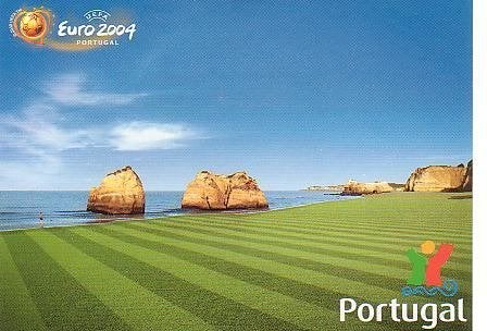 Ansichtkaart 	Euro 2004	Portugal	Algarve, Verzenden, 1980 tot heden, Ongelopen, Sport en Spel