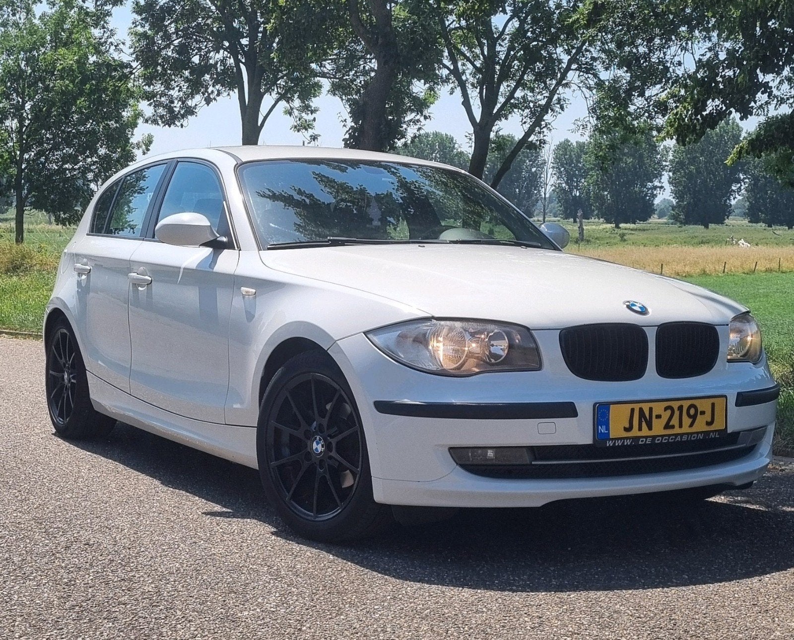 BMW 1-Serie 2.0 116I 5DR 2009 Wit, 1-Serie, Achterwielaandrijving, 1995 cc, Zwart