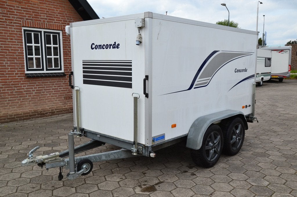 Mini Caravan 300 - Dak airco + verwaming - Vastbed - Licht +, Overige merken, Bedrijf, Tot 500 kg, Airco