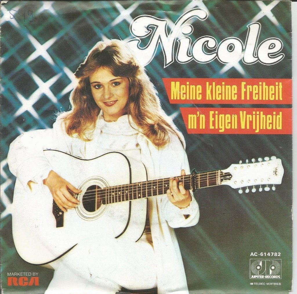 VERKOCHT Nicole ‎– Meine Kleine Freiheit / Mn Eigen Vrijheid, Cd's en Dvd's, Vinyl | Nederlandstalig, Fotohoes, 7 inch, Ophalen of Verzenden