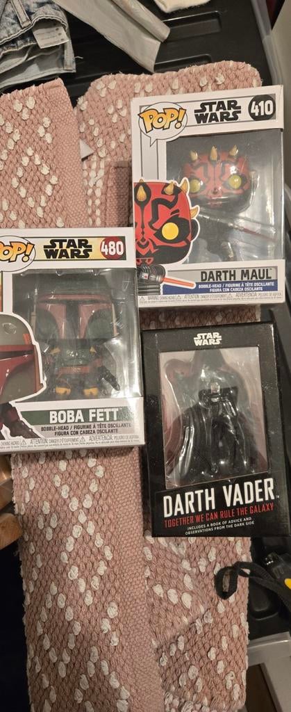 Star Wars Funko Pop Bobble-Heads en Darth Vader figuur, Ophalen of Verzenden, Nieuw