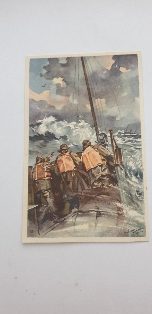 3415 de reddingsboot komt uit 1951 plaatje 13, Verzenden, Gelezen
