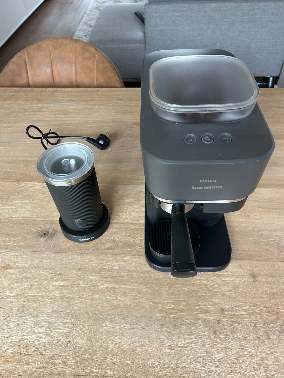 Philips Baristina met melkopschuimer, Ophalen of Verzenden, Zo goed als nieuw, Philips
