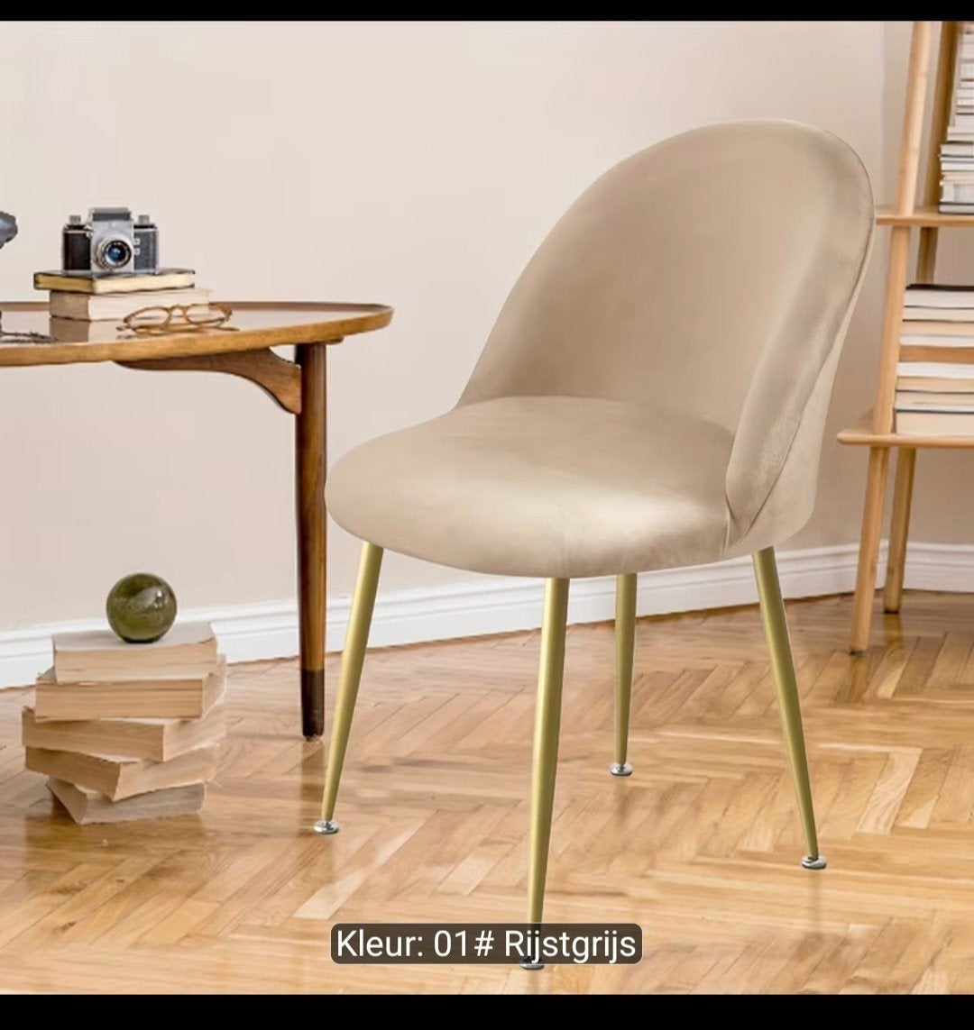 4 x stoelhoezen, Ophalen, Nieuw, Beige