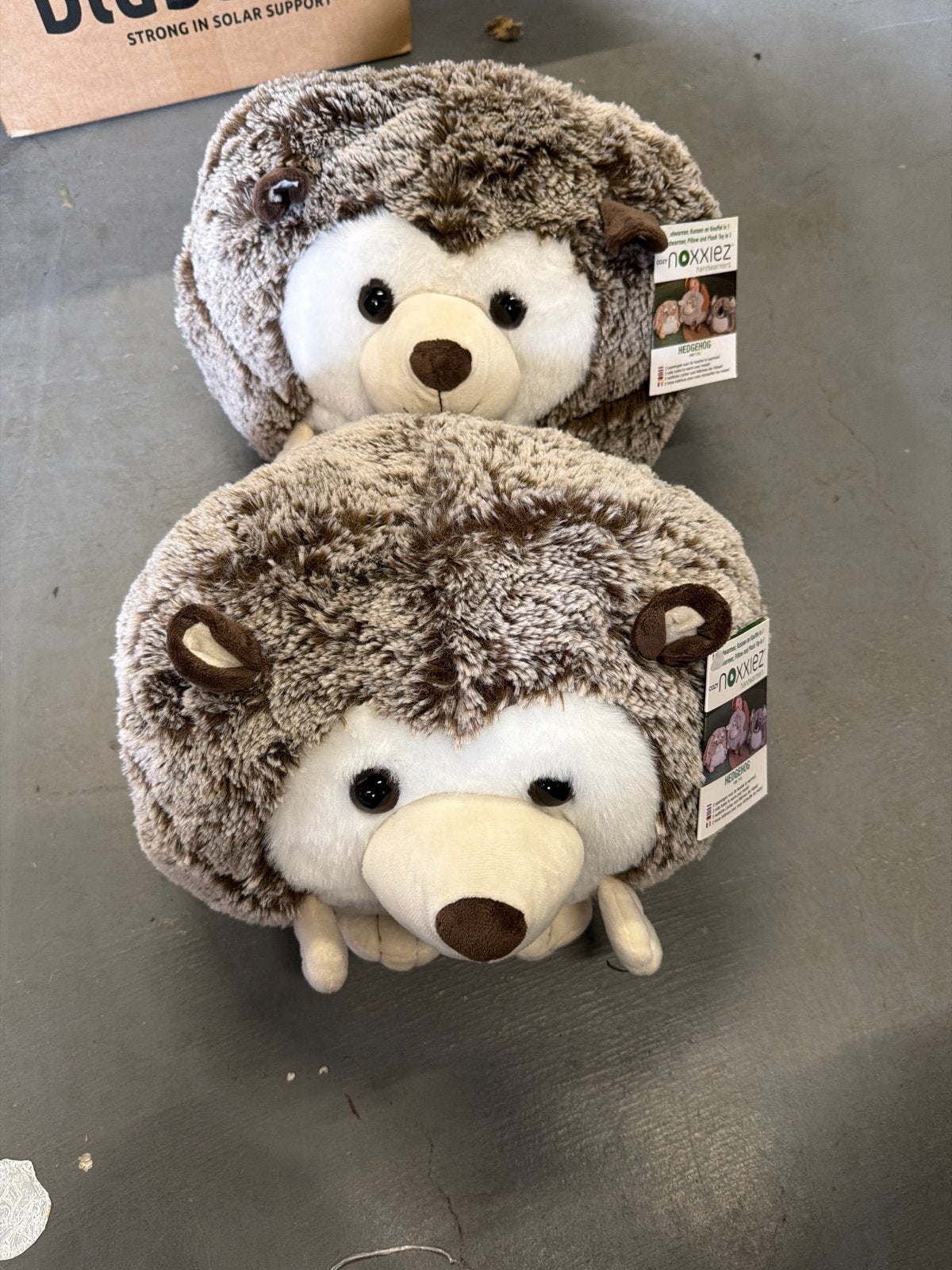 2x NoXXiez Egel Handwarmer Kussen Knuffel, Kinderen en Baby's, Speelgoed | Knuffels en Pluche, Overige merken, Overige karakters