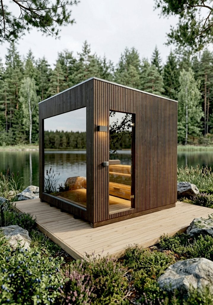 Buiten Sauna, Ophalen of Verzenden, Zo goed als nieuw, Complete sauna