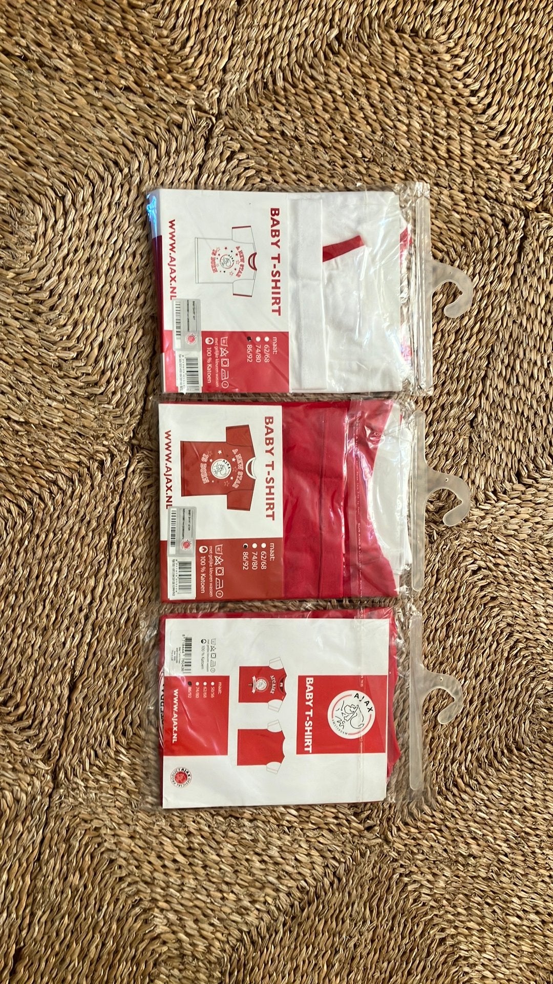 T shirt ajax 86/92, Ophalen of Verzenden, Nieuw, Jongetje of Meisje, Shirtje of Longsleeve