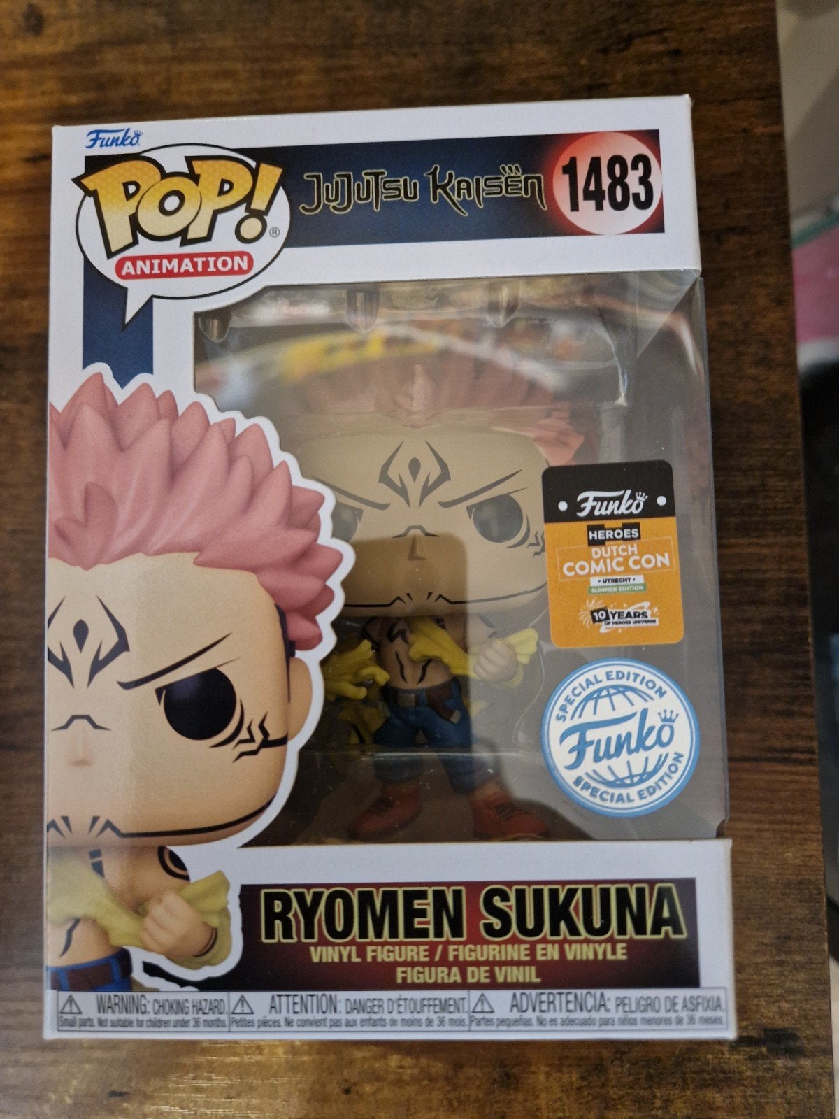 funk pop ryomen sukuna 1483 dutch comic con, Ophalen of Verzenden, Nieuw
