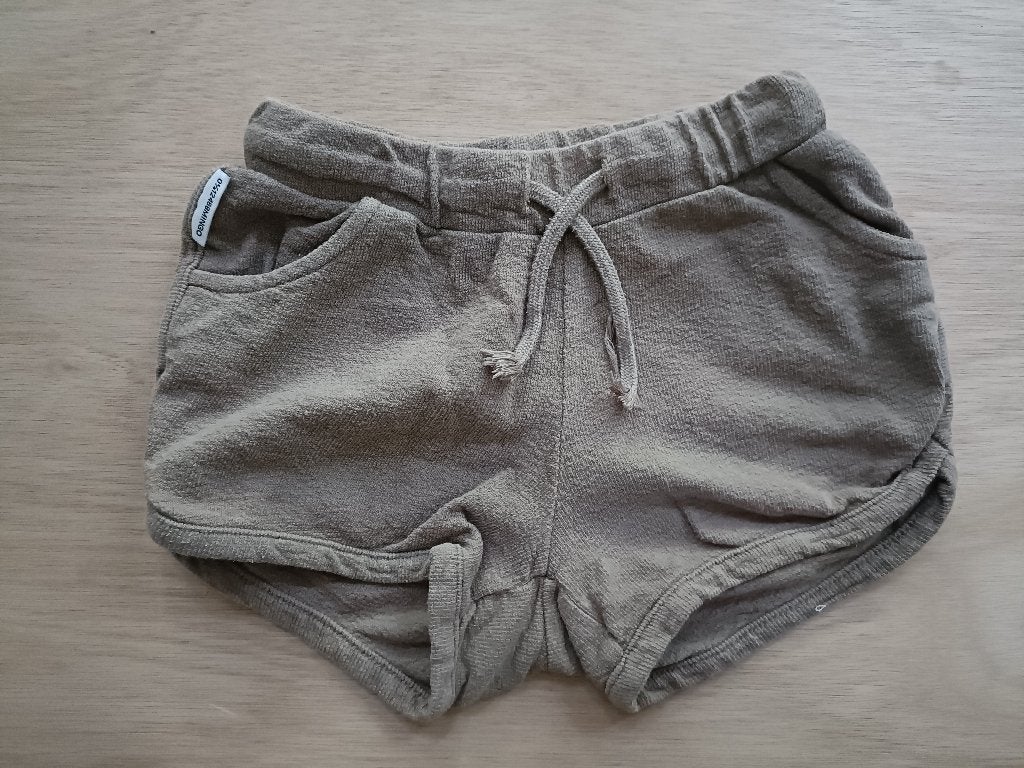 Fijne mingo shorts beige 98 2-4Y, Broek, Gebruikt, Ophalen of Verzenden, Jongen