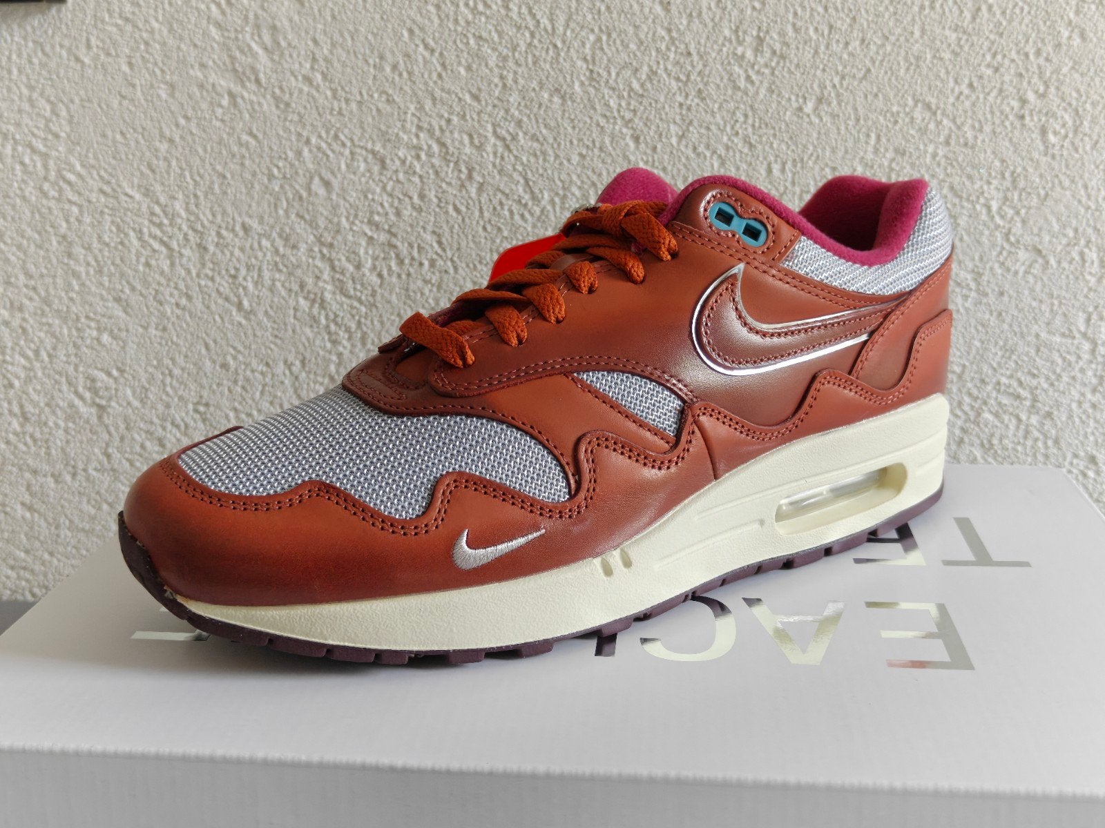 Nike Patta Air Max 1 / P - Dark Russet, Overige kleuren, Nike, Nieuw, Ophalen of Verzenden