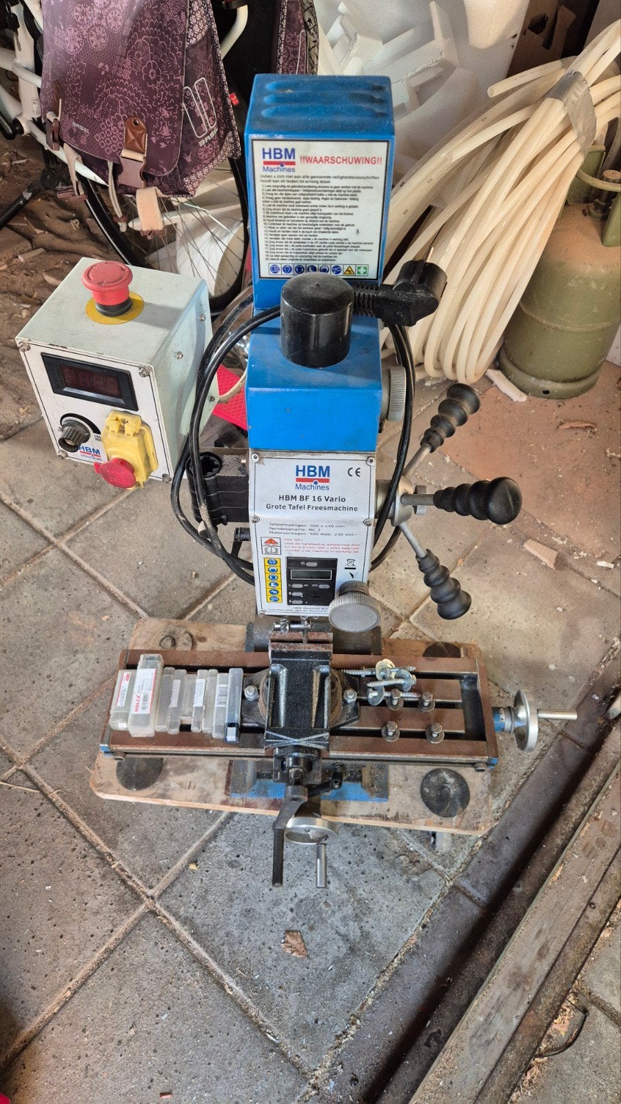 HBM BF16 Vario Grote freesmachine met Standaard, Ophalen, Gebruikt, Overige soorten, HBM