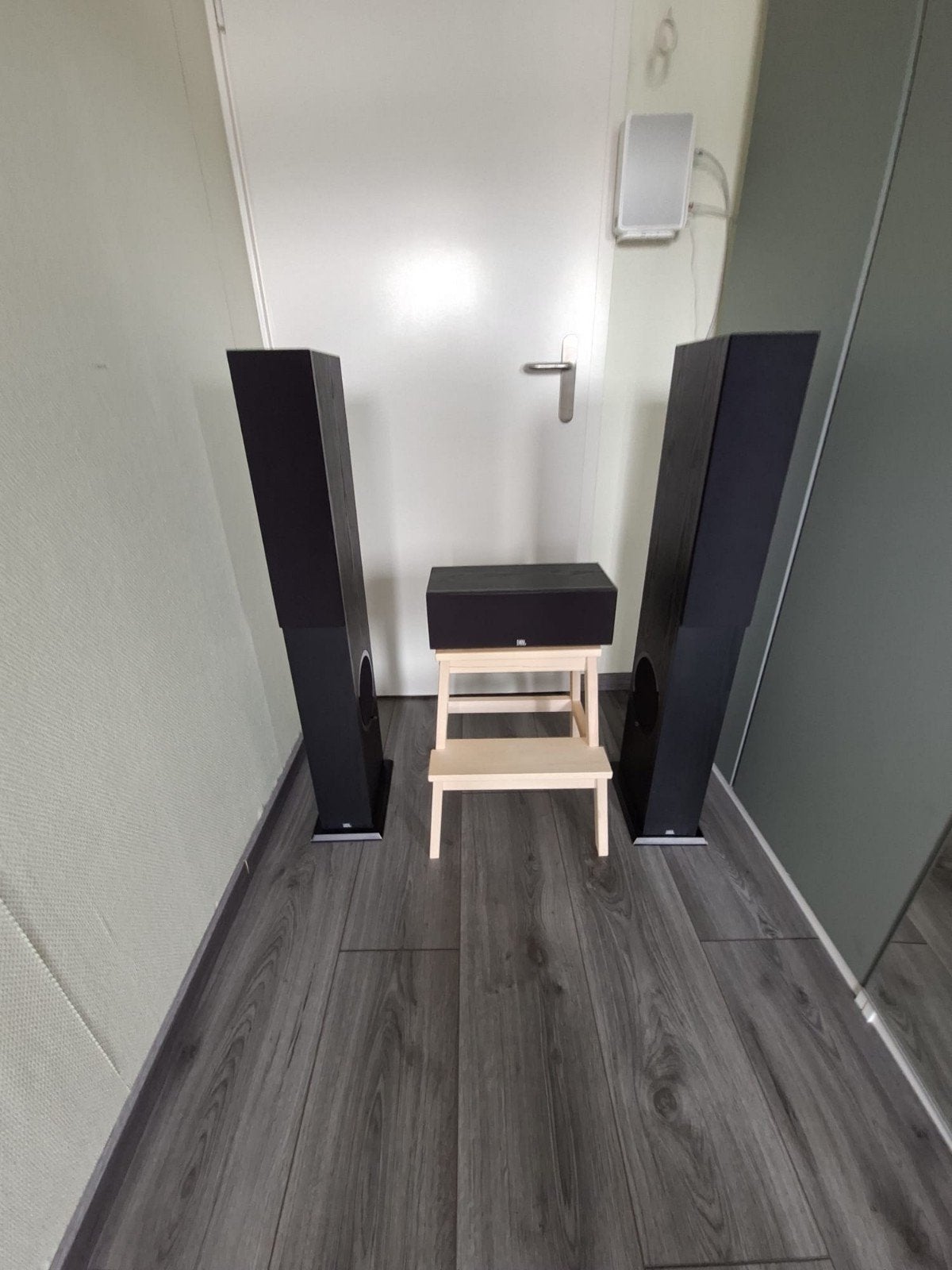 JBL Loft 50 vloerstaande speakers + Loft 20 centerspeaker, Audio, Tv en Foto, Gebruikt, JBL, Speakerset, Geschikt voor surround/home cinema