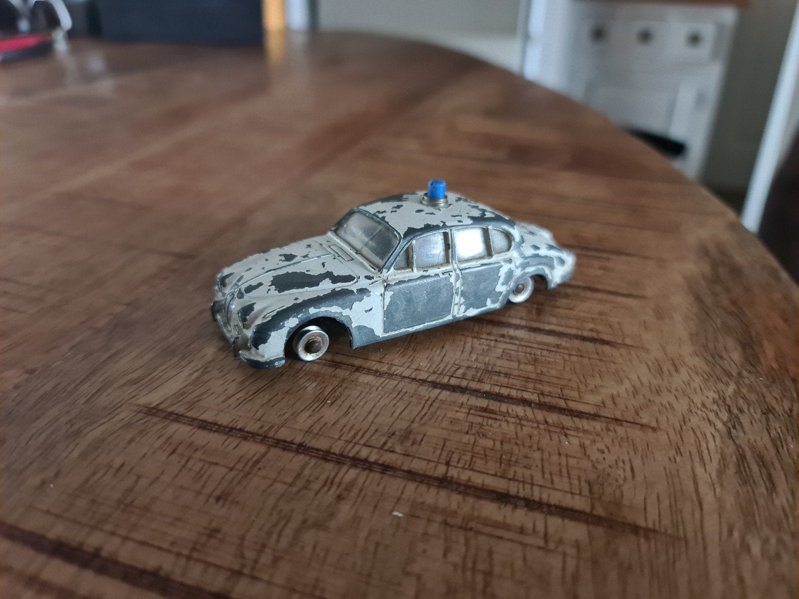 Dinky Toys Jaguar 3.4 Litre Politieauto - Vintage, Ophalen of Verzenden, Gebruikt