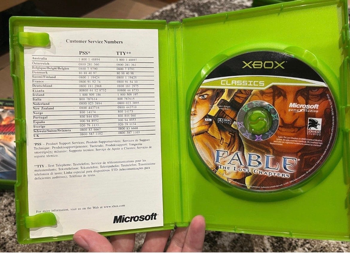 Fable: The Lost Chapters - Xbox Classics (PAL), 1 speler, Ophalen of Verzenden, Zo goed als nieuw, Role Playing Game (Rpg)