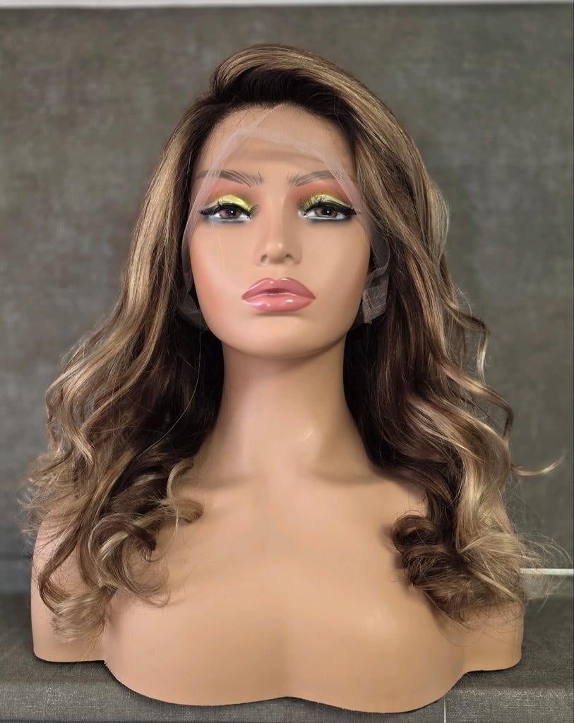 Full lace wig echt haar, Sieraden, Tassen en Uiterlijk, Uiterlijk | Haarverzorging, Ophalen of Verzenden, Nieuw, Pruik of Haarverlenging