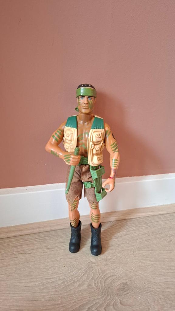 1999 Hasbro GI Joe KO Action Man Jungle Dart 12" Pop, Ophalen of Verzenden