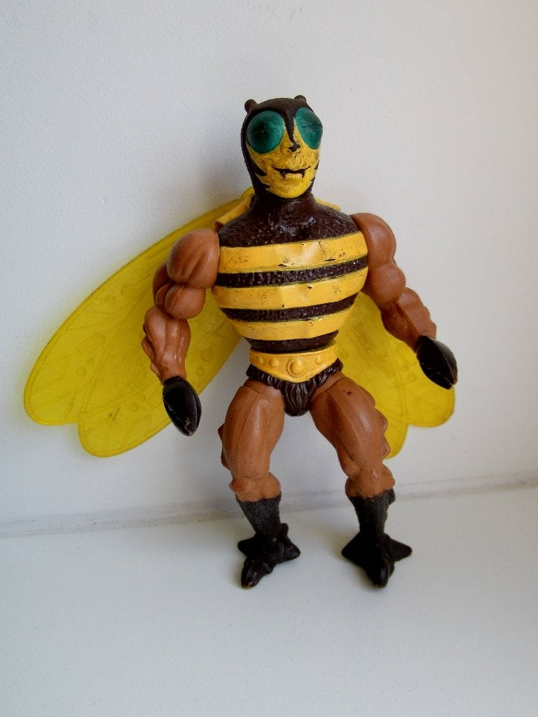 Vintage Mattel Masters of the Universe Buzz-Off actiefiguur, Verzenden, Gebruikt