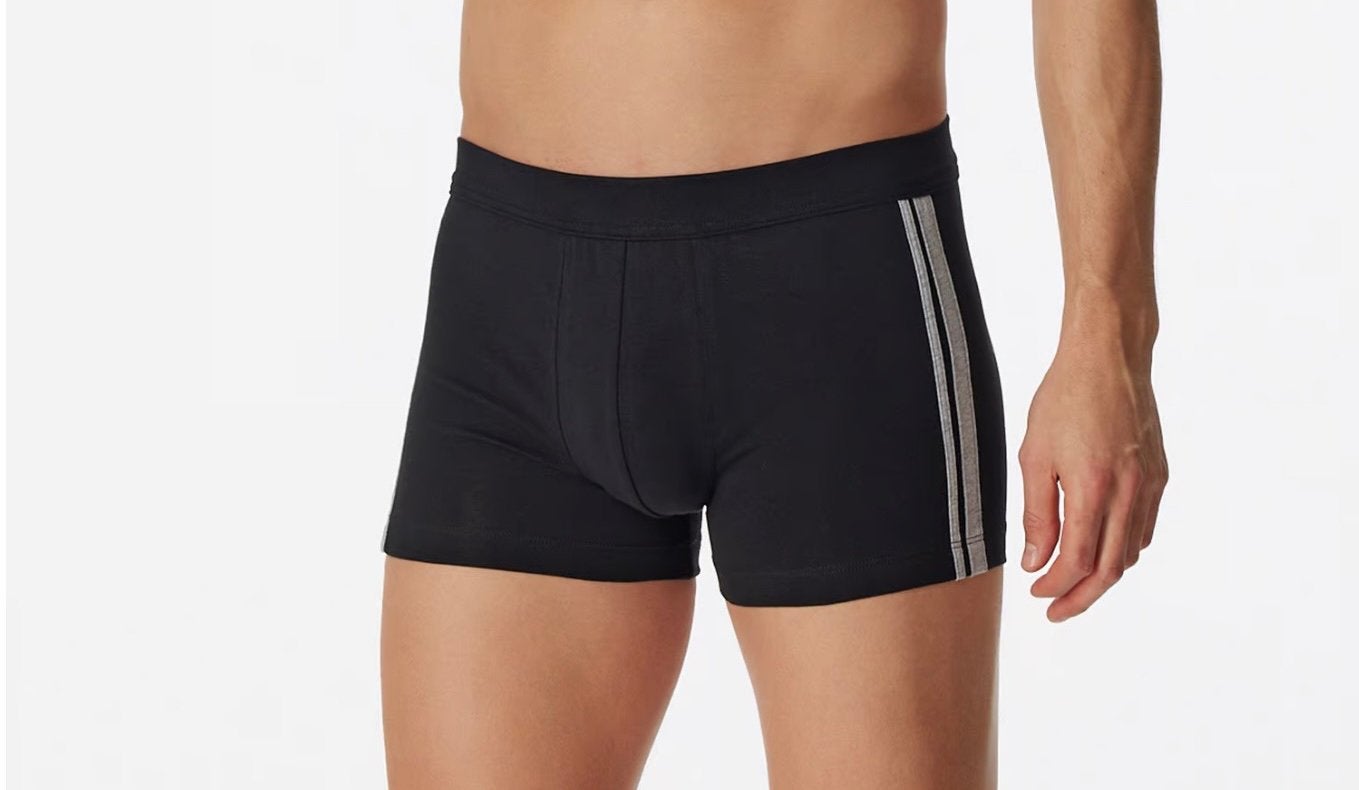 Schiesser trunks 4x, Verzenden, Zwart, Boxer
