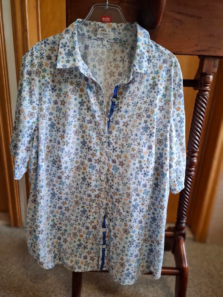 Blouse Erfo, Ophalen of Verzenden, Zo goed als nieuw, Blauw, Blouse of Tuniek